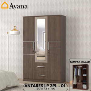Lemari Pakaian Antares Lp 3pl 01