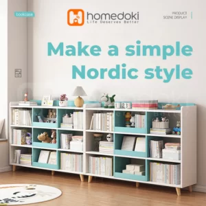 Rak Buku Kayu Minimalis HD028