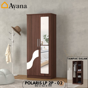 Lemari Pakaian Polaris Lp 2p 02