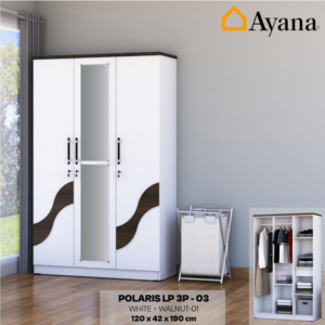 Lemari Pakaian Polaris Lp 3p 03