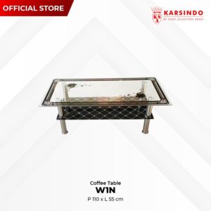 Meja Tamu W1N Kaca