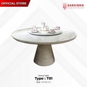 Meja Makan Marmer T01