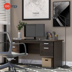 Meja Kerja Codex Working Desk 150 Black Oak