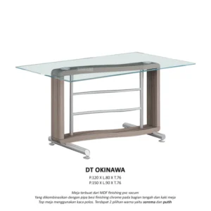 Meja Makan DT Okinawa