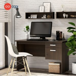Meja Kerja Codex Working Desk 120 Black Oak