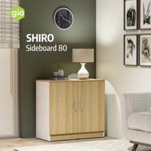 Sideboard Shiro 80 White-Tuscany
