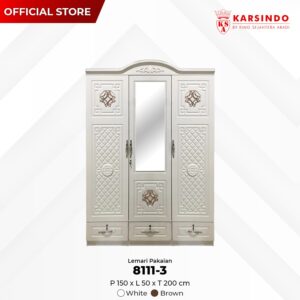 Lemari Pakaian 3 Pintu 8111-3
