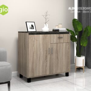 Sideboard Aldo 80 Black Stone
