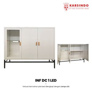 Lemari Serbaguna Plat Besi INF DC 1 LED