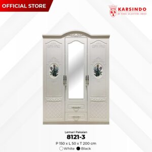 Lemari Pakaian 3 Pintu 8121-3