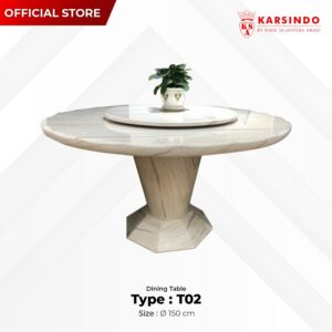 Meja Makan Marmer T02