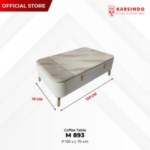 Meja Tamu M893 Marmer