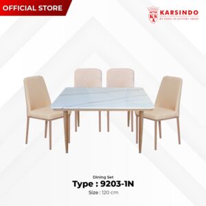 Meja Makan 9203-1N+Kursi Makan