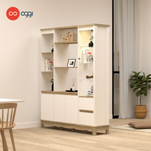 Divider Lyra 150 White-Sonoma Oak