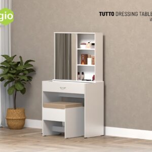 Meja Rias Tutto Dressing Table 80 White