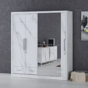 Lemari Pakaian LP Marble 4D SS