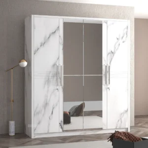 Lemari Pakaian LP Marble 4D SW
