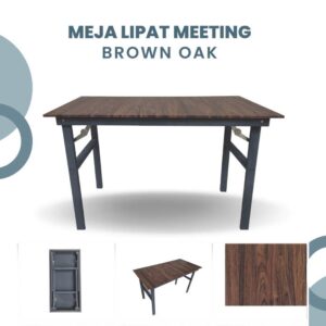 Meja Kerja Ml 02 Brown Oak