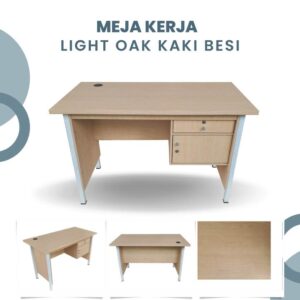 Meja Kerja Mkb 01 Light Oak