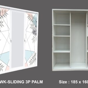 Lemari Pakaian Premium 3P Palm