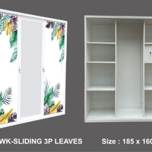 Lemari Pakaian Premium 3P Leaves
