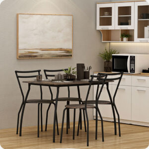 Meja Makan Shilo DTS Dark Oak Grey