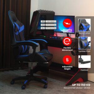 Kursi Gaming X Wing GC V2 Black Blue