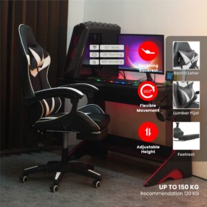 Kursi Gaming X Wing GC V2 Black White